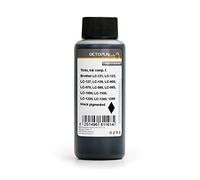 Recharge d'encre compatible pour les cartouches d'imprimante Brother LC-121, LC-123, LC-127, LC-129, LC-900, LC-970, LC-980, LC-985, LC-1000, LC-1100, LC-1220, LC-1240, 1280, cartouches d'encre pigmentée noire, 1L