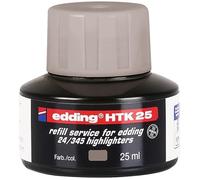 Recharge d'encre - EDDING - HTK 25 - Gris - Compat. e-345/e-24 - Prolonge durée de vie