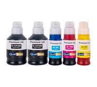 Recharge d'encre GI-50 GI-51 GI-40 GI-41 compatible pour Canon Pack 5 Noirs et Couleurs Haute capacité