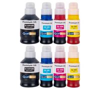 Recharge d'encre GI-50 GI-51 GI-40 GI-41 compatible pour Canon Pack 8 Noirs et Couleurs Haute capacité
