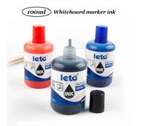 Recharge d'encre pour marqueur de tableau blanc, 1 boîte de 100ml, fluides, couleurs rouge bleu noir vert, compatibles avec tous les marqueurs effaçables pour tableau blanc 4pcs Mix