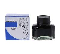 Recharge d'encre pour stylo plume 50 ml en verre lisse pour école étudiant station stylos cartouches étui convertisseur de papier stylos pointe fine noir bleu cartouche