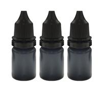 Recharge d'encre pour tampon - Encre noire, recharge d'encre multifonction, flacon d'encre de 10 ml, accessoires de tampon, encre de tampon légère, encre de recharge pour colis, encre de tampon