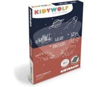 Recharge dessins Kidydraw - Dinosaures et Galaxie Marron
