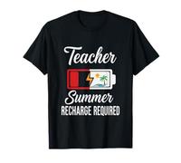 Recharge d'été pour enseignant requise - Ambiance de vacances parfaite T-Shirt