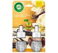 Airwick Recharges diffuseur désodorisant électrique Duopack Huiles essentielles Vanille