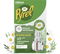 Recharge Diffuseur Électrique Liquide - Répulsif Moustiques 45 Nuits - Sans Parfum - 1 Recharge