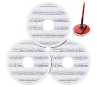 Recharge en Microfibres pour Vileda Spin and Clean Mop,3 Remplacement lavables et réutilisables pour la tête de mop,Recharge Compatible avec Le Tampon de Remplacement du Vileda Spin Clean Mop
