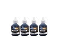Recharge encre Générique BT5000 BT6000 BTD60 - Pack de 4 - Noir - Compatible Brother - 100 ml