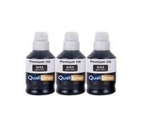 Recharge encre GI-53BK - Pack de 3 - Noir - Haute capacité 3800 pages - Compatible pour Canon PIXMA G550 G650