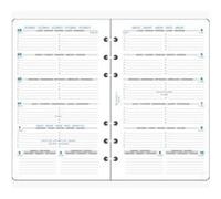 Recharge Exacompta Collection Exatime 17 1 semaine par page 2026 Blanc Blanc E