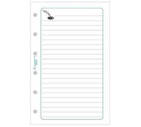 Recharge - EXACOMPTA - Exatime 21 - 32 feuillets - 210x142 mm - Blanc