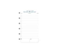 Exacompta Recharge Exatime 14 14350E – Journalier 1 jour/page – 8,1×12,6 cm – Janvier à décembre 2025