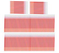 Recharge Feutre Marqueur Tissu, Accessoire Couture Cuir, Lot de 100 - Marquage Temporaire Précis, Pointe Acier Dur, Pour Broderie et DIY (Rouge)