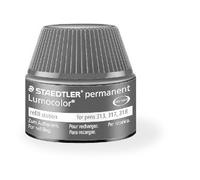 Recharge feutre permanent staedtler lumocolor 487 17 pour feutres 313/314/317/318 flacon 15ml coloris noir