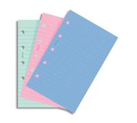 Recharge Filofax Feuilles Lignées Pastel Mini