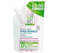 LÉA NATURE SO BiO étic Douche Crème Peaux Sensibles à l'Aloe Vera - Recharge de 650 ml