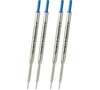 Recharge grande capacité standard d' Online, largeur de trait M (moyen), encre bleue ISO 12757-2 G1, 2 pièces (Lot de 2)