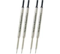 Recharge grande capacité standard d' Online, largeur de trait M (moyen), encre noire ISO 12757-2 G1, 2 pièces (Lot de 2)