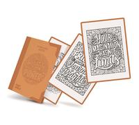 Recharge Kidydraw Pad 30 Cartes À Décalquer Dès 10 Ans Orange TU