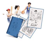 Recharge Kidydraw Pad 30 Cartes À Décalquer Dès 8 Ans Denim TU