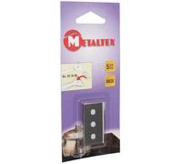 Recharge lame gratte vitre - METALTEX - lot de 5