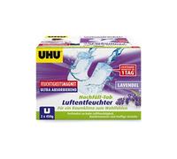 UHU Recharge LAVANDE pour absorbeur d'humidité, 2 x 450 g