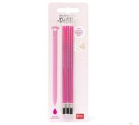 Legami Recharge pour stylo gel effaçable – Encre thermosensible rose – Pack de 3 (0,7 mm, 13 cm)