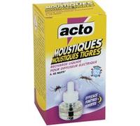 Recharge liquide antimoustiques 30ml pour diffuseur éléctrique - ACTO INSECTICIDES - MAT2 Noir G