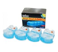 Recharge liquide nettoyant - BRAUN - CCR4 - Pack de 4 - Compatible avec plusieurs modèles - 390CC 5301