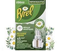 Recharge Liquide - Répulsif Moustiques 45 Nuits - Parfum Eucalyptus - 1 Recharge