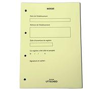 Recharge Livre Inventaire - 100 feuillets foliotés - UTTSCHEID