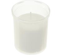 Recharge longue durée pour bougies funéraires Blanc 22h 15 pcs