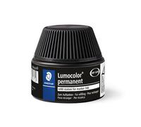 Recharge marqueur permanent staedtler lumocolor 488 48 pour marqueurs compacts 348 flacon 20ml coloris noir