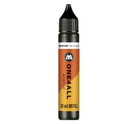 Recharge Molotow Refill One4All - Pour marqueur permanent 30 ml Signal Black