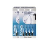 RECHARGE NOIRE BROSSETTE INTERDENTAIRE 4 brossettes LOT DE 2