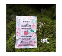 Recharge PAOS Recharge dentifrice Ã croquer BIO - Crokifrice - fraise - sachet 125 pastilles TU