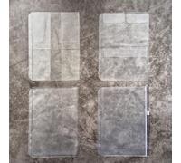 Recharge Papier/Feuilles En Vrac Pour 8.5 Pouces A5 Couverture 6 Trous Anneau Rond Voir Classeur Dossier(A5 Binder Pocket All In Set, 1 Package)[Z565]