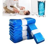 Recharge Poubelle à Couche 5 Pièces Sac Poubelle Couche Possède une Excellente Résistance Anti-odeur et à la casse, Respectueux de l'environnement Compatible Avec Tous Types de Recharges (5 Pièces)