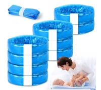 Recharge Poubelle a Couche 9 Pièces, Film De Recharge De Seau À Couches Épaissi Avec Une Bonne Étanchéité Et Résistance Aux Odeurs, Adapté Pour Tommee Tippee, Litter Locker, LittyCat, Chicco, Sprout