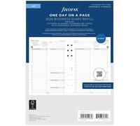 Recharge pour agenda A5 - FILOFAX - 2025 - Multilingue - 1 jour par page - Format A5