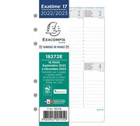 Recharge Pour Agenda - Exatime 17 - 2023/2024 - 18272e - Septembre À Décembre