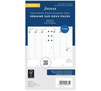 Recharge pour agenda - FILOFAX - Personal - Semaine sur deux pages - 2025 - A6 (10,5 x 14,8 cm)