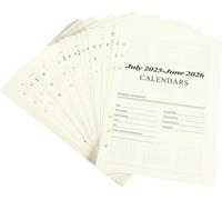Recharge Pour Agenda Journalier 2025 2026,176 Feuilles A5 Refill Papier Ligne Agenda Journalier Daily Planner Refills Recharge Organiseur Pour Cahier,Vroquis,Peinture(Juillet 2025 - Juin 2026)