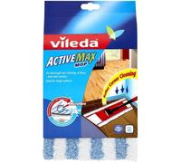 Recharge pour balai à plat - VILEDA - Active Max - Microfibre & coton - 47 5x16 cm - Blanc