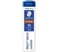 Recharge Pour Crayon Mécanique Staedtler Mars Micro 0,5 Mm 3H 2 Tubes 24 Mines