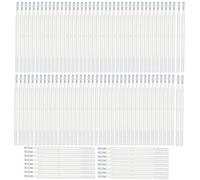 Recharge pour Feutre Marqueur Tissu, 100 Pièces, Couleurs Rouge Bleu Noir - Marquage Temporaire, Pointe Acier Durable, Indispensable Couture et Cuir (Blanche)