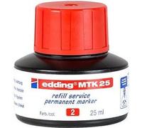 Edding Recharge d'encre pour marqueur permanent MTK25 Rouge