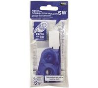 Plus Japan Recharge Pour Roller De Correction Lateral Rechargeable Sw 12m X 4.2mm Bleu