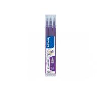 Pilot Stylo 0.5mm Frixion Recharge pour Frixion Stylo à bille effaçable - Violet (Lot de 3)